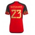 België Michy Batshuayi #23 Voetbalkleding Thuisshirt WK 2022 Korte Mouwen